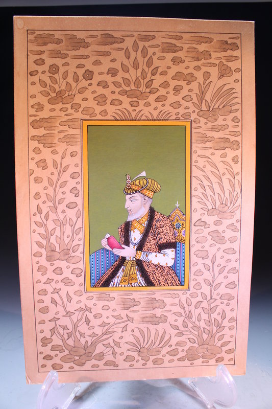 Indo/Persian Watercolor &amp; Gouache Painting,
