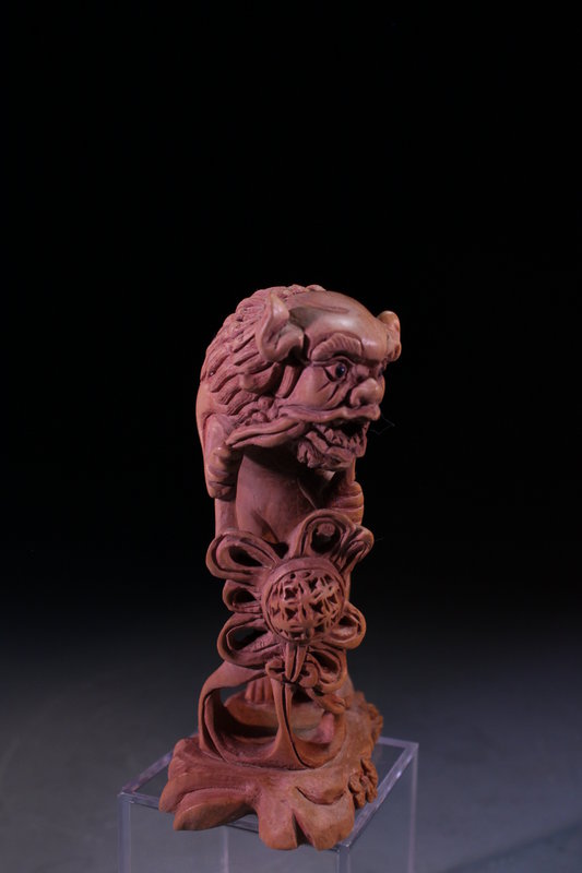 Japanese Carved Boxwood figure,