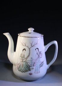 Early 20th C. Chinese Enameled Porcelain Teapot,