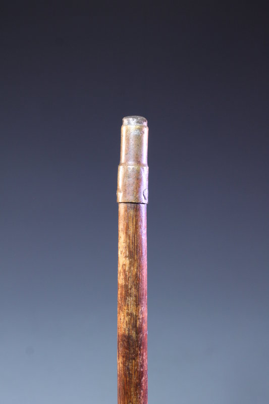 Fine Carved Abalone &amp; Silver Dress Cane, Late 19th C.