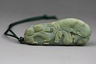 Chinese Celadon Jade Pendant,