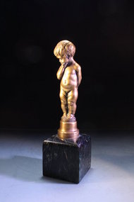 Fine Continental Bronze Figure of Child,