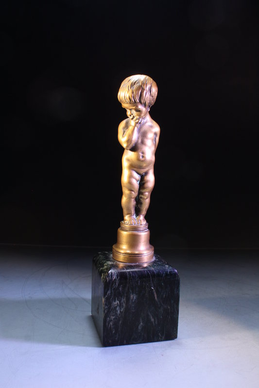 Fine Continental Bronze Figure of Child,