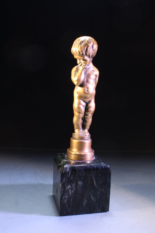 Fine Continental Bronze Figure of Child,
