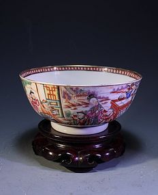 18th C.CHINESE EXPORT FAMILLE ROSE BOWL,