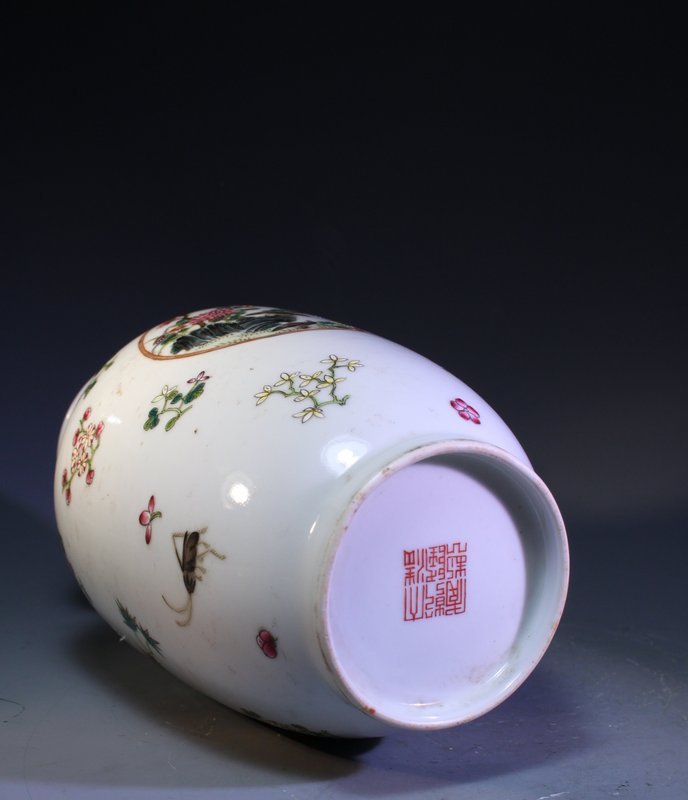 Chinese Enameled Porcelain Vase