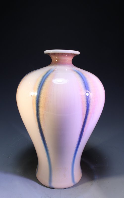 Fine Chinese Glazed Porcelain Meiping Vase,