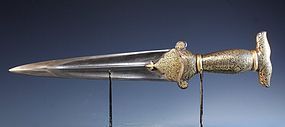 17th C. Persian Dagger, Safavid Dynasty,