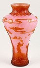 Superb Chinese 19th/20th C. Peking Glass Vase,