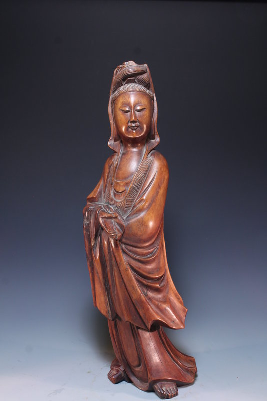 Chinese Wood Carving Figure,