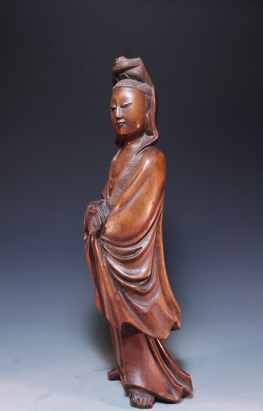 Chinese Wood Carving Figure,