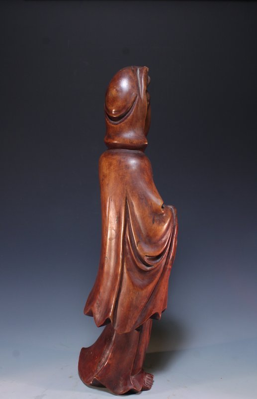 Chinese Wood Carving Figure,