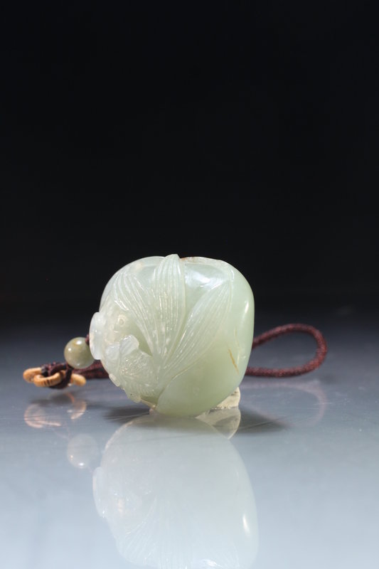 Chinese Carved Celadon Jade