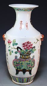 19th C. Chinese Enameled Porcelain Vase.