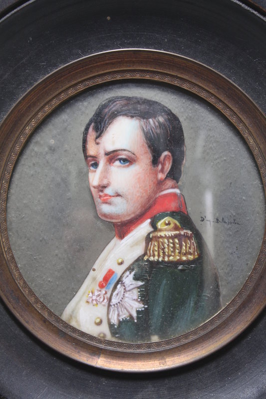 Miniature Portrait Painting of  Napoleon.