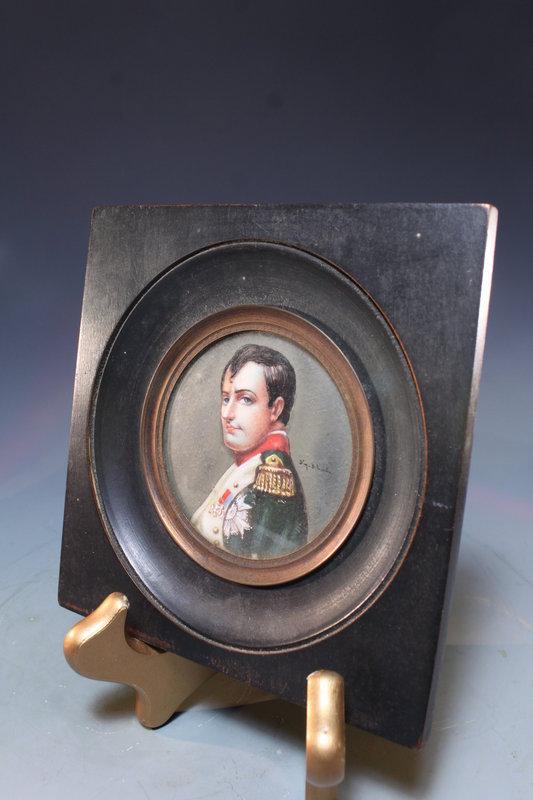 Miniature Portrait Painting of  Napoleon.