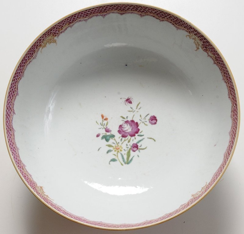 18th/19th C. Chinese Enameled Porcelain Bowl.