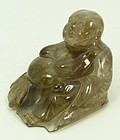 Fine Chinese Rock Crystal Carving; Buddha.