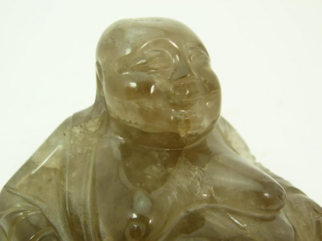 Fine Chinese Rock Crystal Carving; Buddha.