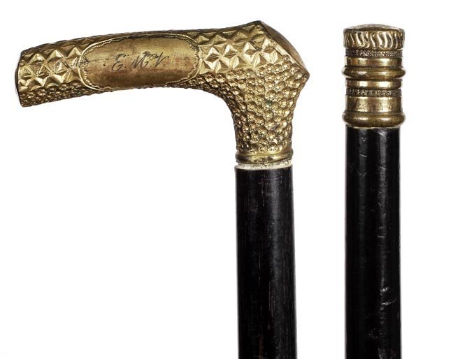 Two Gold-Filled Dress Canes - Ca. 1900.
