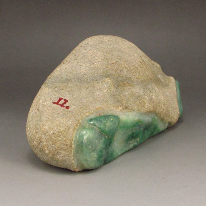 Chinese Natural Jadeite Boulder.