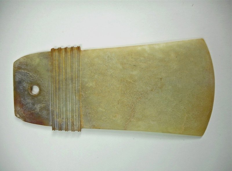 Antique Chinese Jade Yue Axe.