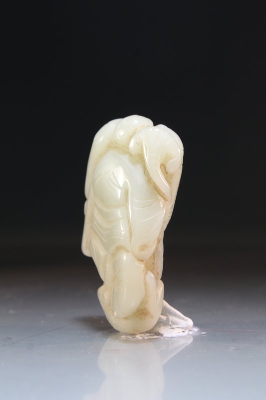 Chinese Carved Jade Figure; Shoulou.
