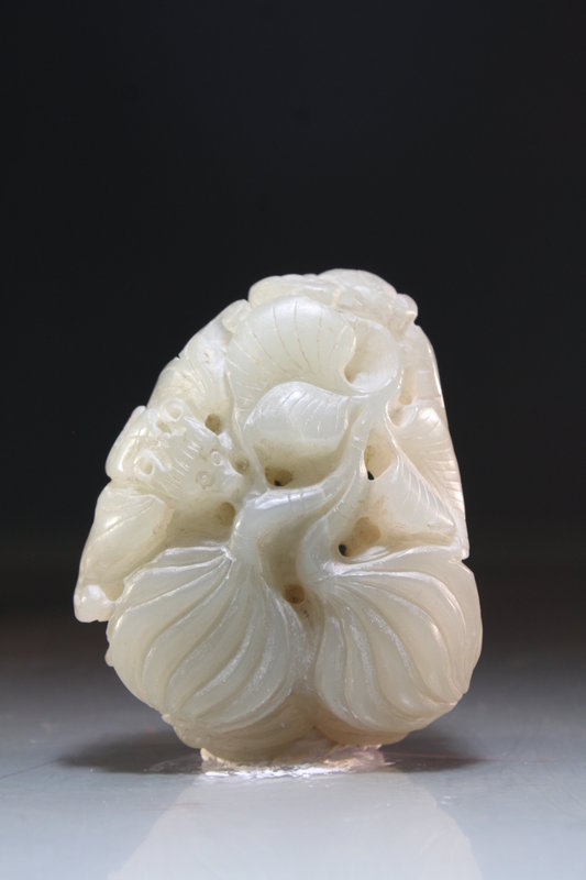 Antique Chinese Carved Jade Pendant.