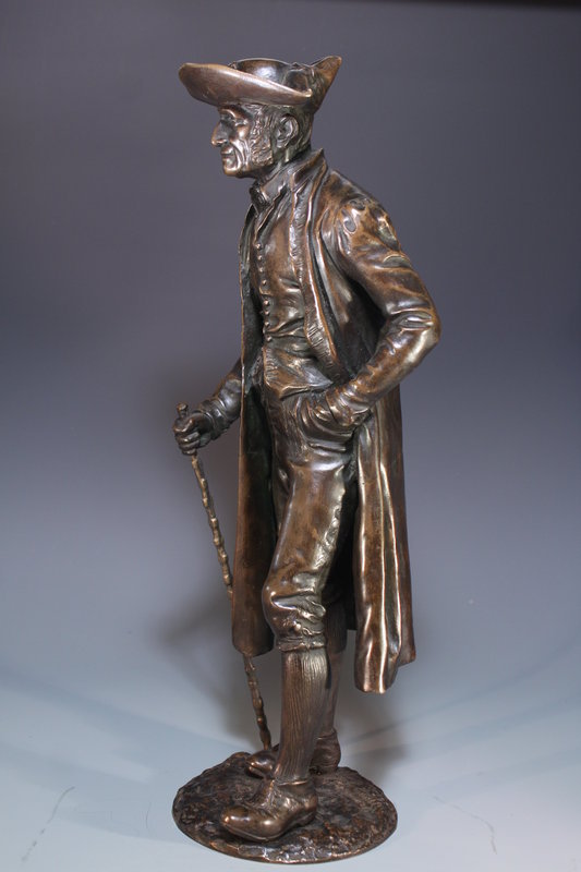 Victorian Bronze Figure.