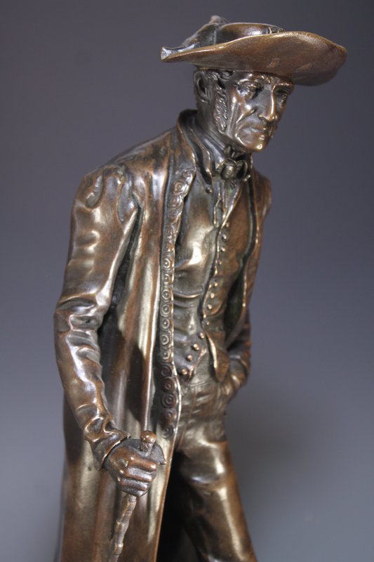 Victorian Bronze Figure.