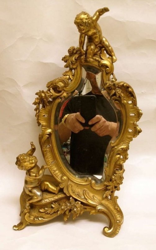 French Jewelers or Dressing Table Mirror.