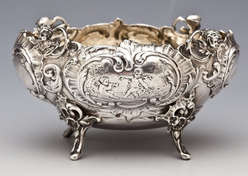 Fine German Sterling Dish; Georg Roth &amp; Co.
