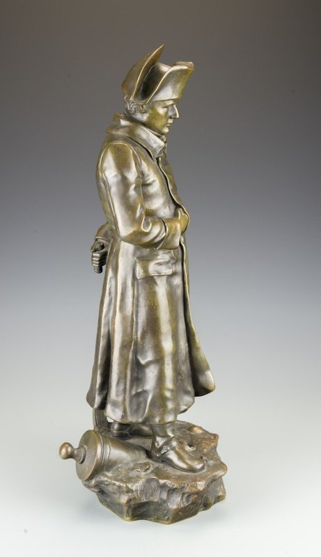 Superb French Bronze Sculpture; Napoleon.