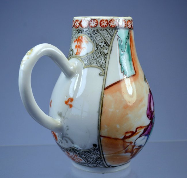 Chinese Mandarin Enameled Porcelain Milk Beaker, 1780'S