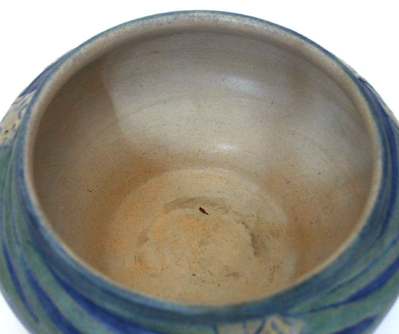 Newcomb College American art pottery bowl, Anna Simpson