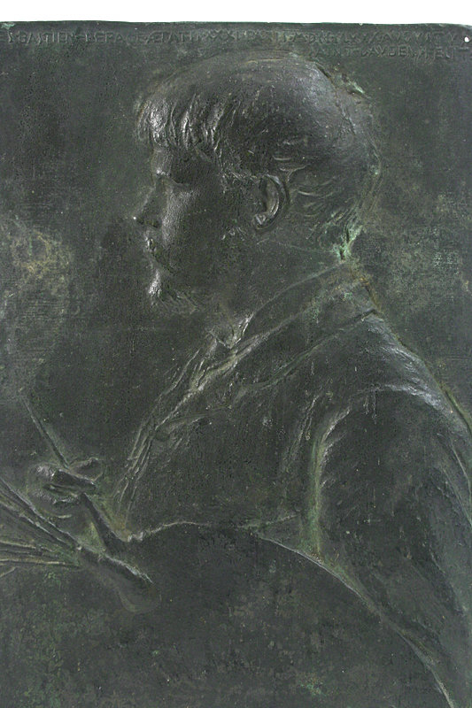 Augustus Saint-Gaudens bronze: Jules Bastien-Lepage