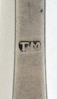 Jersey, Channel Islands silver trefid spoon, T. Mauger