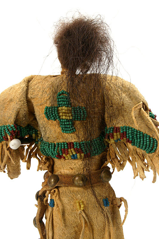 Native American folk art female doll, Northern Plains