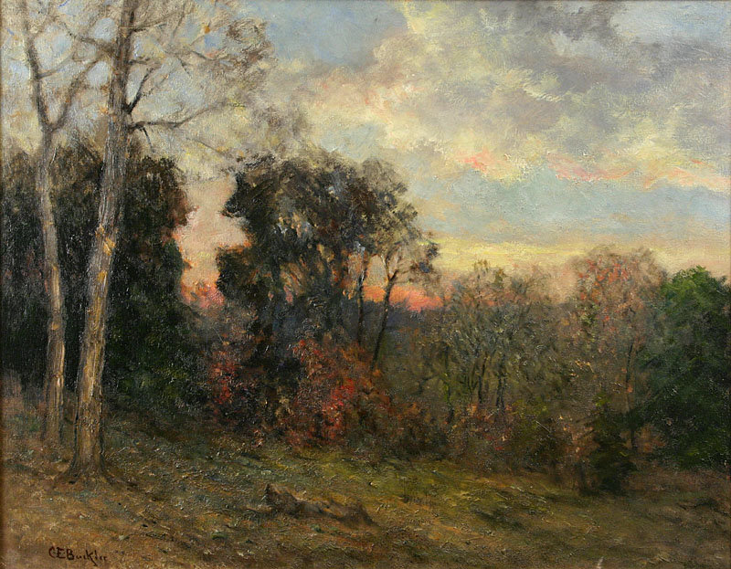 Charles E. Buckler painting - Twilight November