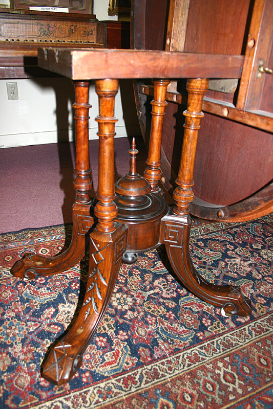 English tilt top Loo table, burl walnut, Victorian