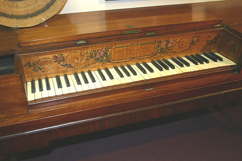 Hepplewhite piano-forte by Bland &amp; Weller, London