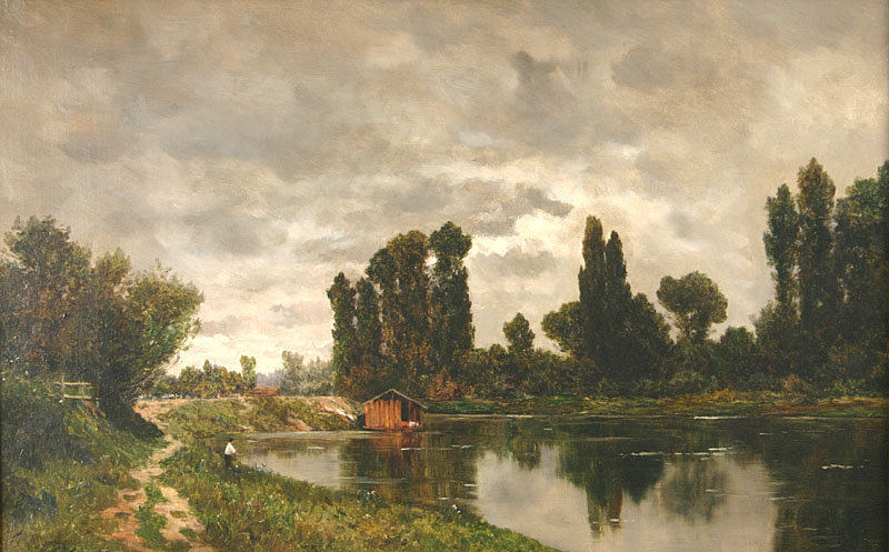 Claude Francois Auguste de Mesgrigny landscape painting