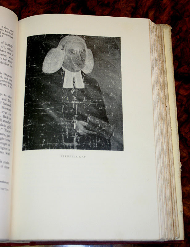 Rev. Ebenezer Gay primitive portrait, Suffield, CT