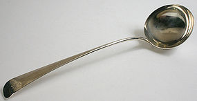 Hester Bateman sterling silver soup ladle, 1789