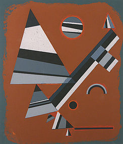 Wassily Kandinsky - Gris, original screen print, 1953