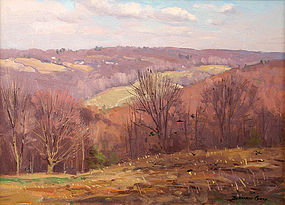 Bernard Corey painting - November Hills