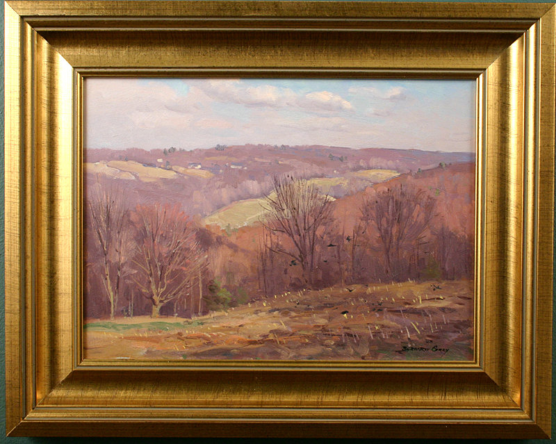 Bernard Corey painting - November Hills