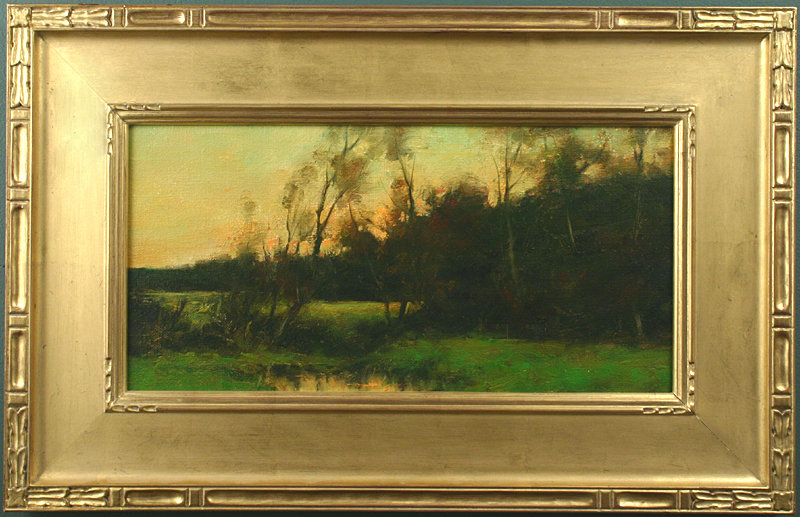 Dennis Sheehan tonalist landscape painting - Sunset