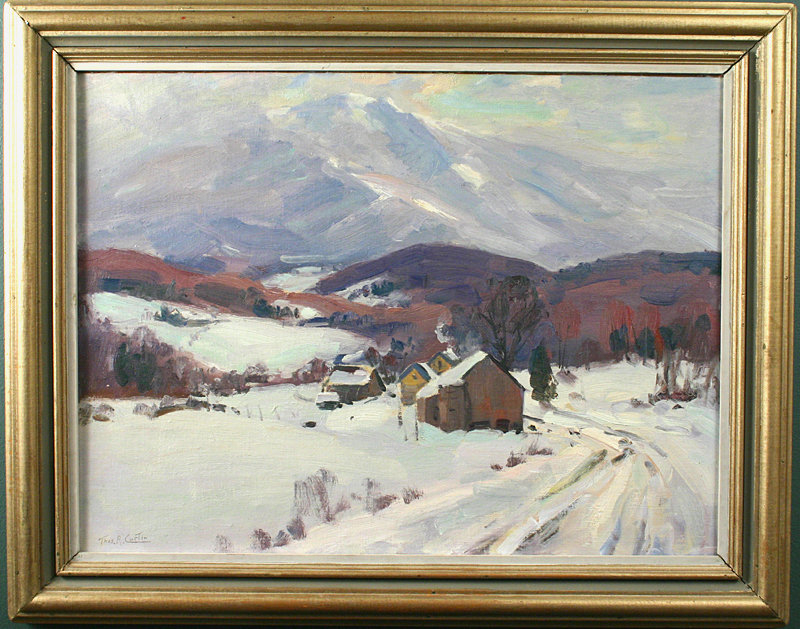 Thomas R. Curtin painting - Mt. Mansfield, Vermont