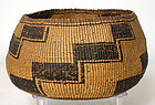 Native American Hupa storage basket